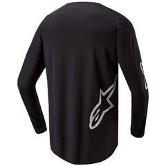 Maglia Motocross Alpinestars Fluid Graphite Argento Nero