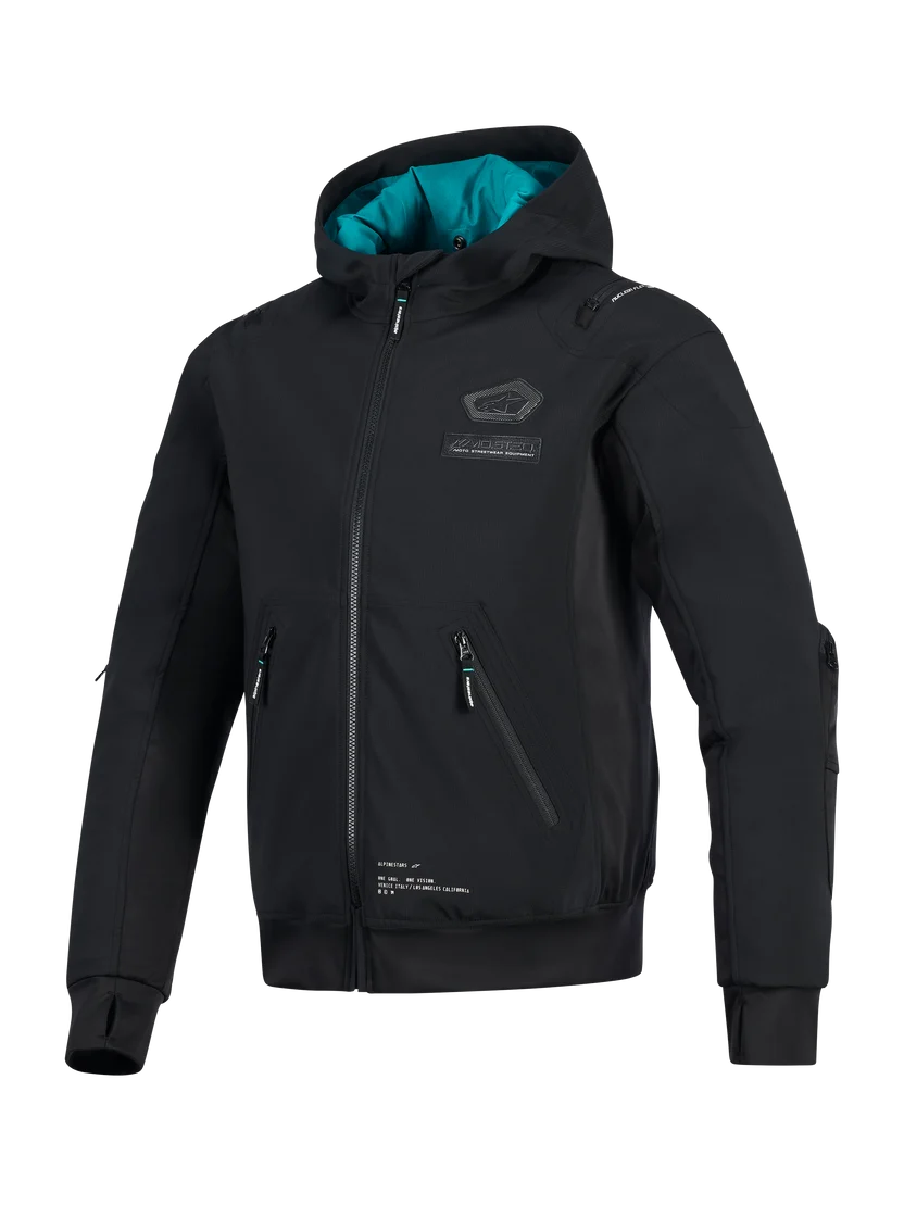 Giacca Moto Alpinestars Moblast WP Black Impermeabile