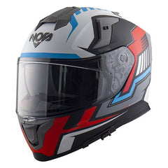 Nos - Casco NS-10 Full Face - Sonic Blue Red Matt