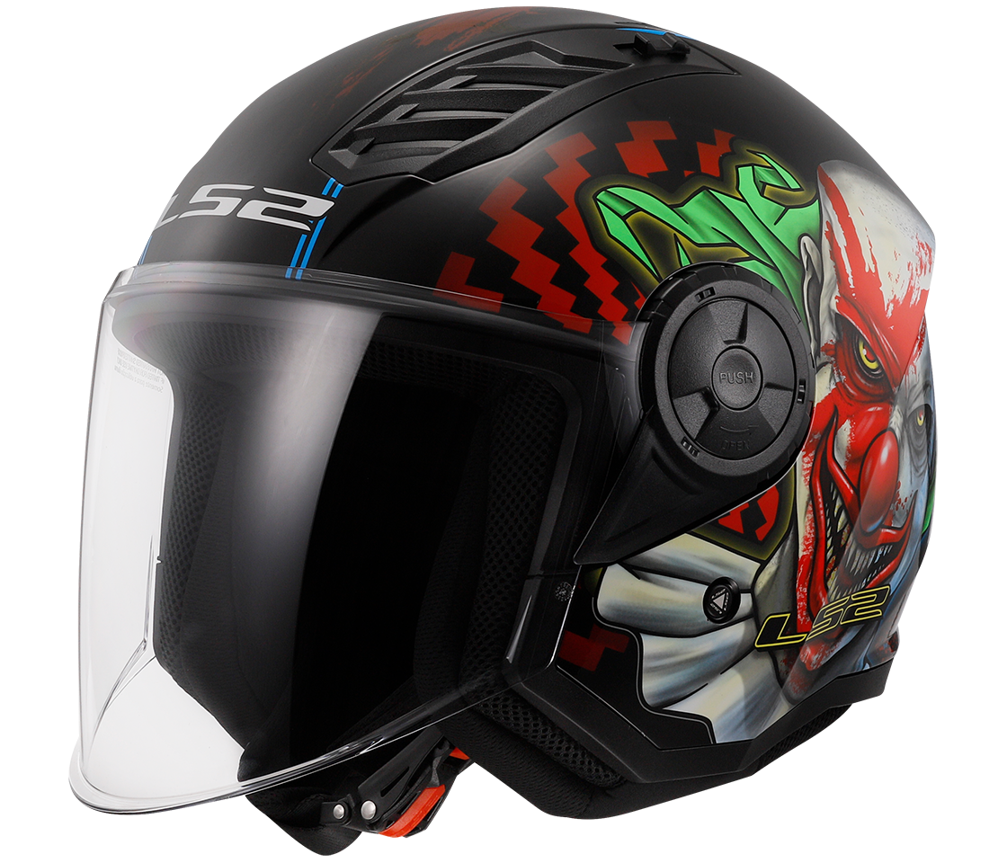 OF616 AIRFLOW II - Casco Moto Jet Happy Dreams