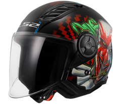 OF616 AIRFLOW II - Casco Moto Jet Happy Dreams