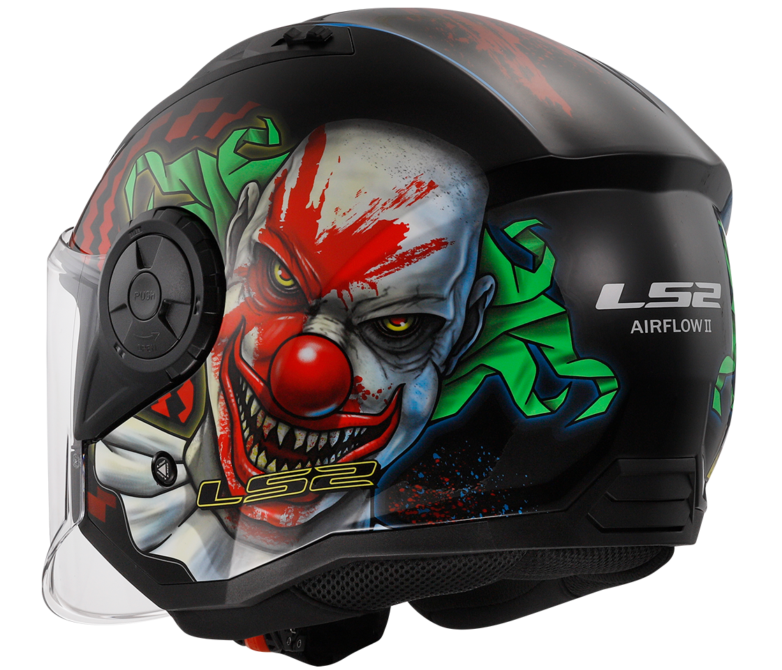 OF616 AIRFLOW II - Casco Moto Jet Happy Dreams