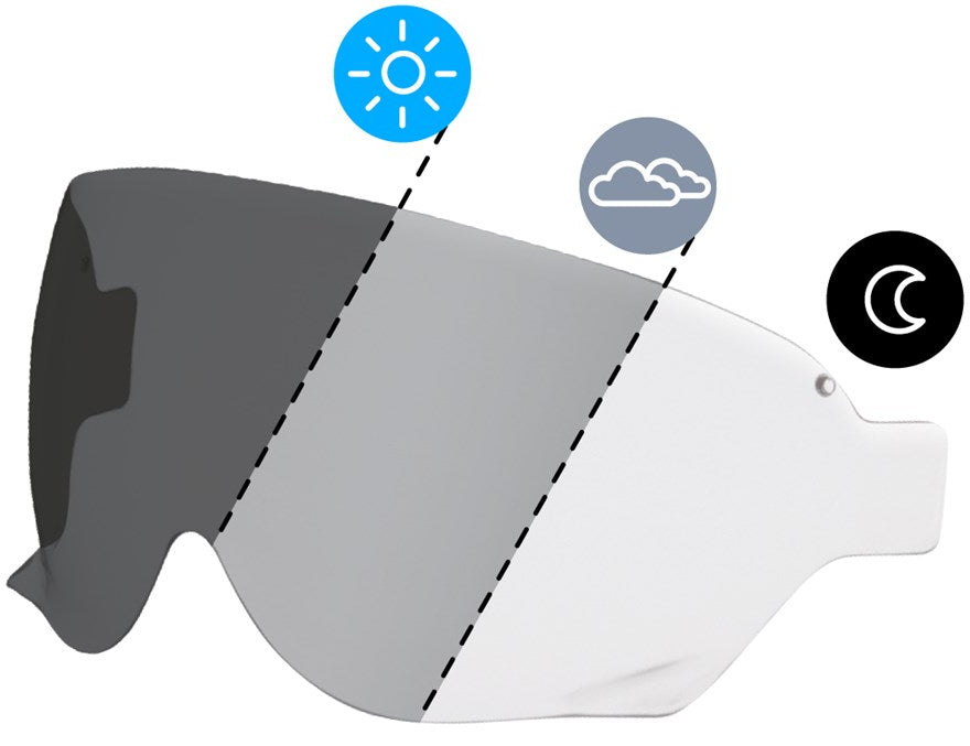 Visiera Adattiva Shoei CJ-3 Fotocromatico per Caschi Jet Shoei